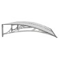 vidaXL Türvordach Grau 150x100 cm Polycarbonat vidaXL Türvordach Grau 150x100 cm Polycarbonat
