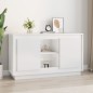 vidaXL Sideboard Hochglanz-Weiß 102x35x60 cm Holzwerkstoff vidaXL Sideboard Hochglanz-Weiß 102x35x60 cm Holzwerkstoff