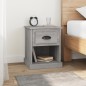 vidaXL Nachttische 2 Stk. Grau Sonoma 39x39x47,5 cm Holzwerkstoff vidaXL Nachttische 2 Stk. Grau Sonoma 39x39x47,5 cm Holzwerkstoff