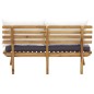 vidaXL 4-tlg. Garten-Lounge-Set mit Auflagen Massivholz Akazie vidaXL 4-tlg. Garten-Lounge-Set mit Auflagen Massivholz Akazie