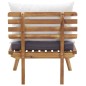 vidaXL 4-tlg. Garten-Lounge-Set mit Auflagen Massivholz Akazie vidaXL 4-tlg. Garten-Lounge-Set mit Auflagen Massivholz Akazie