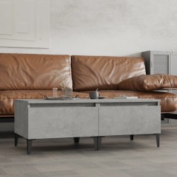 vidaXL Beistelltische 2 Stk. Betongrau 50x46x35 cm Holzwerkstoff