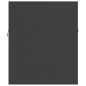 vidaXL Waschbeckenunterschrank Grau 90x38,5x46 cm Holzwerkstoff vidaXL Waschbeckenunterschrank Grau 90x38,5x46 cm Holzwerkstoff
