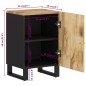 vidaXL Badschrank 38x33x58 cm Massivholz Mango vidaXL Badschrank 38x33x58 cm Massivholz Mango