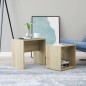 vidaXL Couchtisch-Set Sonoma-Eiche 48 x 30 x 45 cm Holzwerkstoff vidaXL Couchtisch-Set Sonoma-Eiche 48 x 30 x 45 cm Holzwerkstoff