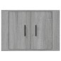 vidaXL TV-Wandschrank Grau Sonoma 57x34,5x40 cm vidaXL TV-Wandschrank Grau Sonoma 57x34,5x40 cm