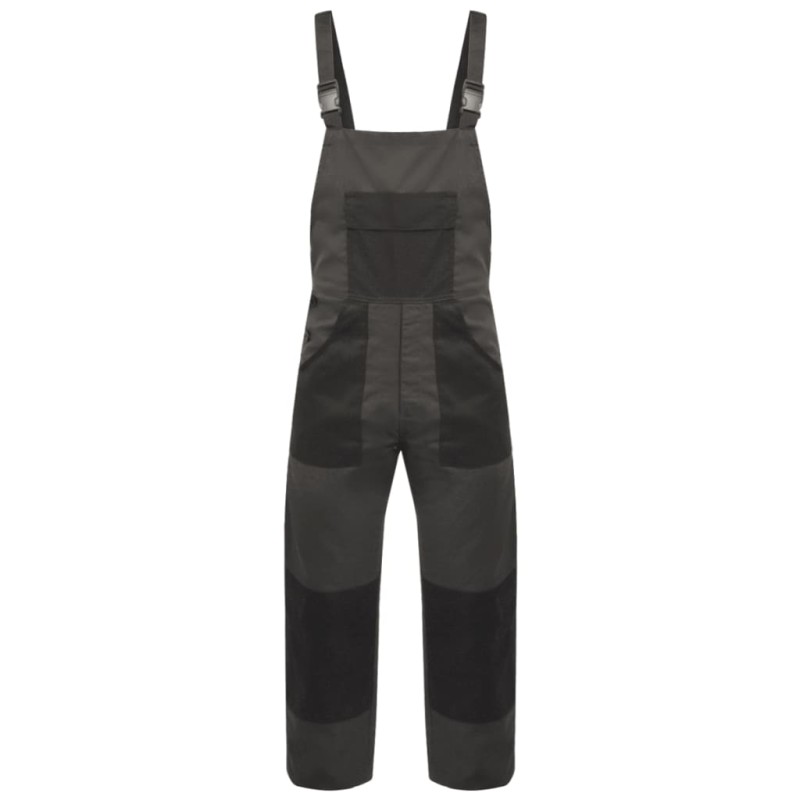 vidaXL Herren Latzhose Arbeitshose Größe M Grau vidaXL Herren Latzhose Arbeitshose Größe M Grau