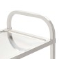 vidaXL 2-Stufiger Servierwagen 96,5 x 55 x 90 cm Edelstahl vidaXL 2-Stufiger Servierwagen 96,5 x 55 x 90 cm Edelstahl