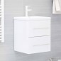 vidaXL Waschbeckenunterschrank Hochglanz-Weiß 41x38,5x48 cm vidaXL Waschbeckenunterschrank Hochglanz-Weiß 41x38,5x48 cm