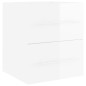 vidaXL Waschbeckenunterschrank Hochglanz-Weiß 41x38,5x48 cm vidaXL Waschbeckenunterschrank Hochglanz-Weiß 41x38,5x48 cm