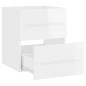 vidaXL Waschbeckenunterschrank Hochglanz-Weiß 41x38,5x48 cm vidaXL Waschbeckenunterschrank Hochglanz-Weiß 41x38,5x48 cm