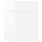 vidaXL Waschbeckenunterschrank Hochglanz-Weiß 41x38,5x48 cm vidaXL Waschbeckenunterschrank Hochglanz-Weiß 41x38,5x48 cm