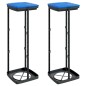 vidaXL Müllsackständer 2 Stk. Schwarz und Blau 120 L PP vidaXL Müllsackständer 2 Stk. Schwarz und Blau 120 L PP