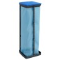 vidaXL Müllsackständer 2 Stk. Schwarz und Blau 120 L PP vidaXL Müllsackständer 2 Stk. Schwarz und Blau 120 L PP