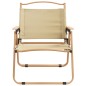 vidaXL Campingstühle 2 Stk. Beige 54x43x59 cm Oxford-Gewebe vidaXL Campingstühle 2 Stk. Beige 54x43x59 cm Oxford-Gewebe