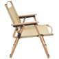 vidaXL Campingstühle 2 Stk. Beige 54x43x59 cm Oxford-Gewebe vidaXL Campingstühle 2 Stk. Beige 54x43x59 cm Oxford-Gewebe