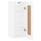 vidaXL Wandschrank Weiß 34,5x34x90 cm Holzwerkstoff vidaXL Wandschrank Weiß 34,5x34x90 cm Holzwerkstoff