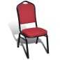 vidaXL Esszimmerstühle 20 Stk. Stoff Rot vidaXL Esszimmerstühle 20 Stk. Stoff Rot
