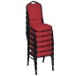 vidaXL Esszimmerstühle 20 Stk. Stoff Rot vidaXL Esszimmerstühle 20 Stk. Stoff Rot