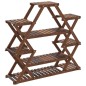 vidaXL Blumenständer 110x25x105 cm Massivholz Tanne vidaXL Blumenständer 110x25x105 cm Massivholz Tanne