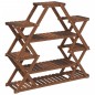 vidaXL Blumenständer 110x25x105 cm Massivholz Tanne vidaXL Blumenständer 110x25x105 cm Massivholz Tanne