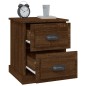 vidaXL Nachttische 2 Stk. Braun Eiche 39x39x47,5 cm Holzwerkstoff vidaXL Nachttische 2 Stk. Braun Eiche 39x39x47,5 cm Holzwerkstoff