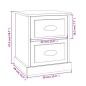 vidaXL Nachttische 2 Stk. Braun Eiche 39x39x47,5 cm Holzwerkstoff vidaXL Nachttische 2 Stk. Braun Eiche 39x39x47,5 cm Holzwerkstoff