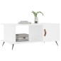 vidaXL Couchtisch Weiß 90x50x40 cm Holzwerkstoff vidaXL Couchtisch Weiß 90x50x40 cm Holzwerkstoff