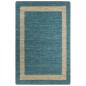 vidaXL Teppich Handgefertigt Jute Blau 160x230 cm vidaXL Teppich Handgefertigt Jute Blau 160x230 cm