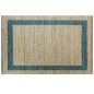 vidaXL Teppich Handgefertigt Jute Blau 160x230 cm vidaXL Teppich Handgefertigt Jute Blau 160x230 cm