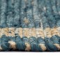 vidaXL Teppich Handgefertigt Jute Blau 160x230 cm vidaXL Teppich Handgefertigt Jute Blau 160x230 cm