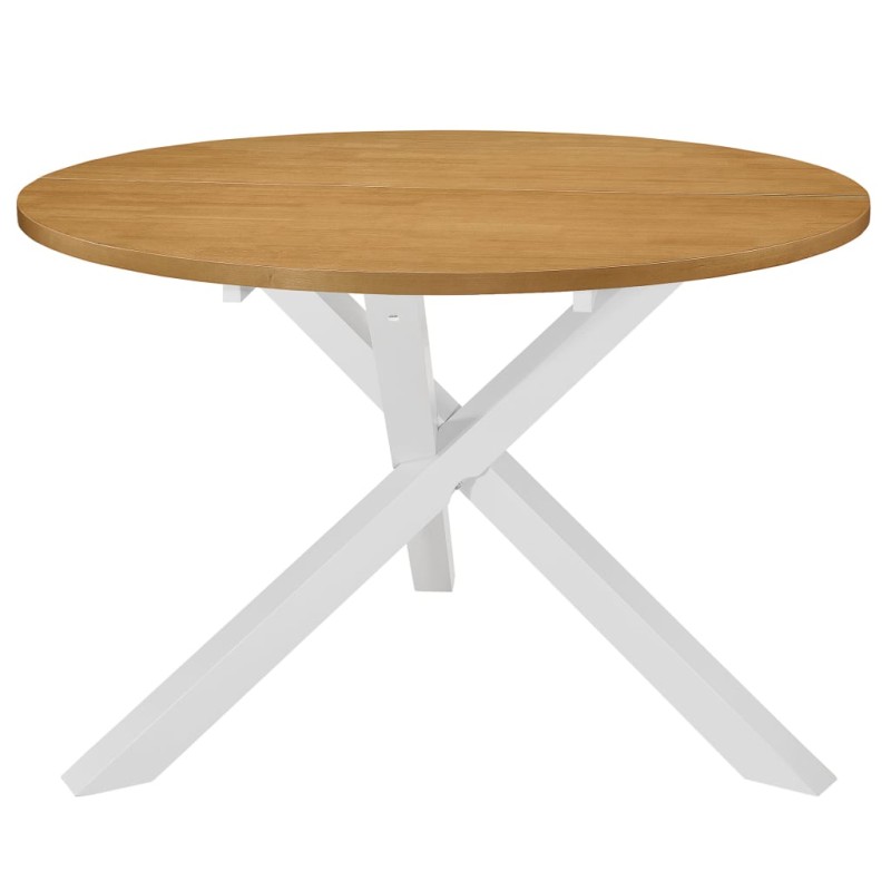 vidaXL Esstisch Weiß 120x75 cm MDF vidaXL Esstisch Weiß 120x75 cm MDF