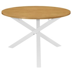 vidaXL Esstisch Weiß 120x75 cm MDF