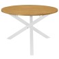 vidaXL Esstisch Weiß 120x75 cm MDF vidaXL Esstisch Weiß 120x75 cm MDF