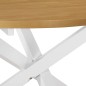 vidaXL Esstisch Weiß 120x75 cm MDF vidaXL Esstisch Weiß 120x75 cm MDF