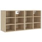 vidaXL Schuhregale 2 Stk. Sonoma-Eiche 52,5x30x50 cm vidaXL Schuhregale 2 Stk. Sonoma-Eiche 52,5x30x50 cm