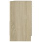 vidaXL Waschbeckenunterschrank Sonoma-Eiche 63x30x54 cm Holzwerkstoff vidaXL Waschbeckenunterschrank Sonoma-Eiche 63x30x54 cm Holzwerkstoff