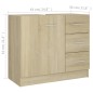 vidaXL Waschbeckenunterschrank Sonoma-Eiche 63x30x54 cm Holzwerkstoff vidaXL Waschbeckenunterschrank Sonoma-Eiche 63x30x54 cm Holzwerkstoff