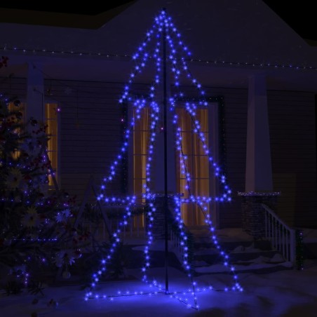 vidaXL Weihnachtsbaum Kegelform 300 LEDs Indoor und Outdoor 120x220 cm