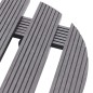 vidaXL Pflanzenroller 2 Stk. Grau Ø30x7,5 cm WPC vidaXL Pflanzenroller 2 Stk. Grau Ø30x7,5 cm WPC