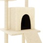 vidaXL Kratzbaum mit Sisal-Kratzsäulen Creme 110 cm vidaXL Kratzbaum mit Sisal-Kratzsäulen Creme 110 cm