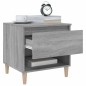 vidaXL Nachttische 2 Stk. Grau Sonoma 50x46x50 cm Holzwerkstoff vidaXL Nachttische 2 Stk. Grau Sonoma 50x46x50 cm Holzwerkstoff