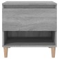 vidaXL Nachttische 2 Stk. Grau Sonoma 50x46x50 cm Holzwerkstoff vidaXL Nachttische 2 Stk. Grau Sonoma 50x46x50 cm Holzwerkstoff