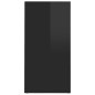 vidaXL Schuhschrank Hochglanz-Schwarz 31,5x35x70 cm Holzwerkstoff vidaXL Schuhschrank Hochglanz-Schwarz 31,5x35x70 cm Holzwerkstoff