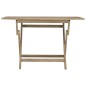 vidaXL Gartentisch Klappbar Grau 120x70x75 cm Massivholz Teak vidaXL Gartentisch Klappbar Grau 120x70x75 cm Massivholz Teak