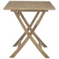 vidaXL Gartentisch Klappbar Grau 120x70x75 cm Massivholz Teak vidaXL Gartentisch Klappbar Grau 120x70x75 cm Massivholz Teak