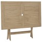vidaXL Gartentisch Klappbar Grau 120x70x75 cm Massivholz Teak vidaXL Gartentisch Klappbar Grau 120x70x75 cm Massivholz Teak