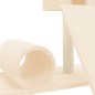 vidaXL Kratzbaum mit Sisal-Kratzsäule Creme 59 cm vidaXL Kratzbaum mit Sisal-Kratzsäule Creme 59 cm