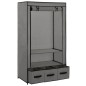 vidaXL Kleiderschrank Grau 87 x 49 x 159 cm Stoff vidaXL Kleiderschrank Grau 87 x 49 x 159 cm Stoff