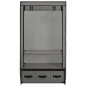 vidaXL Kleiderschrank Grau 87 x 49 x 159 cm Stoff vidaXL Kleiderschrank Grau 87 x 49 x 159 cm Stoff